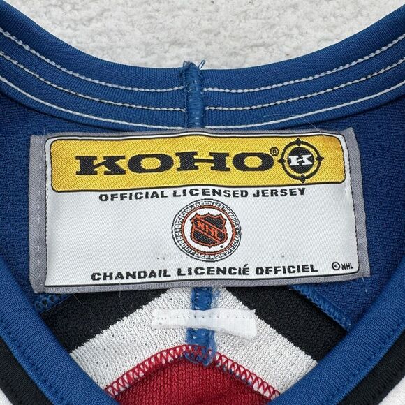 Vintage Colorado Avalanche ELKINS #19 Custom Jersey Mens Small Red Stitched READ - Picture 3 of 7